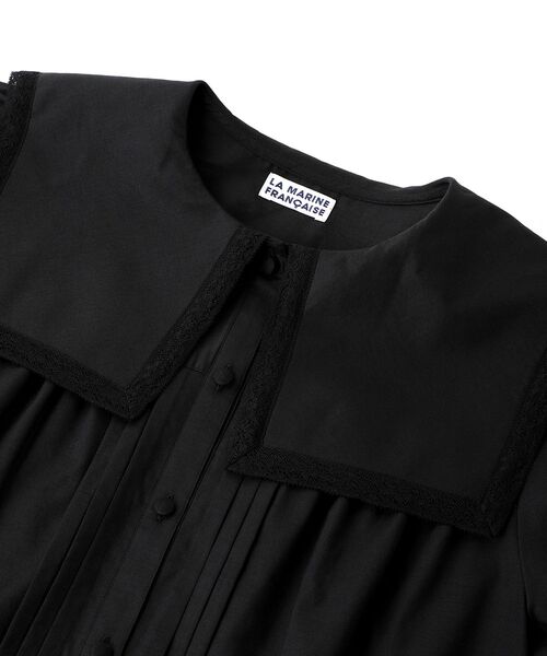 LA MARINE FRANCAISE(マリン フランセーズ)の「レースのセーラーブラウス(シャツ/ブラウス・レディース・ホワイト/ブラック・F)」の8枚目の写真