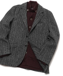 MEN'S BIGI | 【LANIFICIO ROMA/ラニフィーチョ ローマ】ジャージジャケット fabric made in italy(テーラードジャケット)