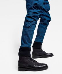 G-STAR RAW　リラックステーパードカーゴ　【XL】　ストレッチ　濃青 G-STAR RAW（ジースターロゥ）の「RELAXED TAPERED CARGO PANTS