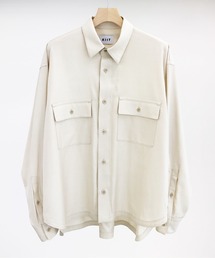 KIIT キート / L/SLEEVE POCKET SHIRT オーバーサイズ 長袖ポケットシャツ / KIM-B97-003