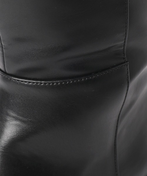 LOWRYS FARM（ローリーズファーム）の「厚底ロングブーツ　254939（ブーツ・レディース・ブラック/アイボリー・MEDIUM/LARGE）」の9枚目の写真