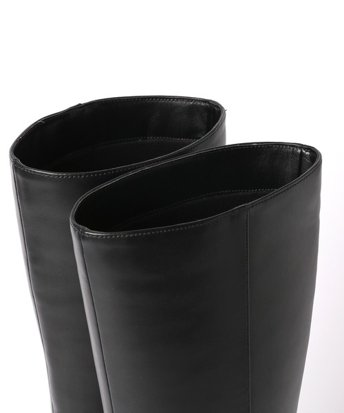 LOWRYS FARM（ローリーズファーム）の「厚底ロングブーツ　254939（ブーツ・レディース・ブラック/アイボリー・MEDIUM/LARGE）」の8枚目の写真