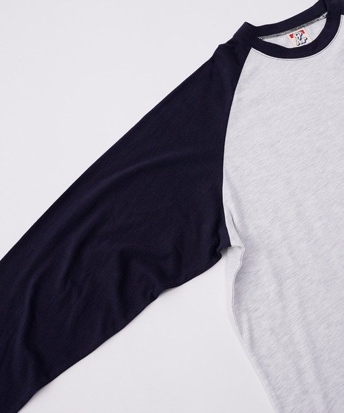 WHO'S WHO gallery（フーズフーギャラリー）の「COOPER FACTラグラン刺繍TEE（Tシャツ/カットソー・メンズ・ブラック/ネイビー/グリーン・FREE）」の14枚目の写真