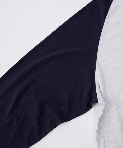 WHO'S WHO gallery（フーズフーギャラリー）の「COOPER FACTラグラン刺繍TEE（Tシャツ/カットソー・メンズ・ブラック/ネイビー/グリーン・FREE）」の13枚目の写真