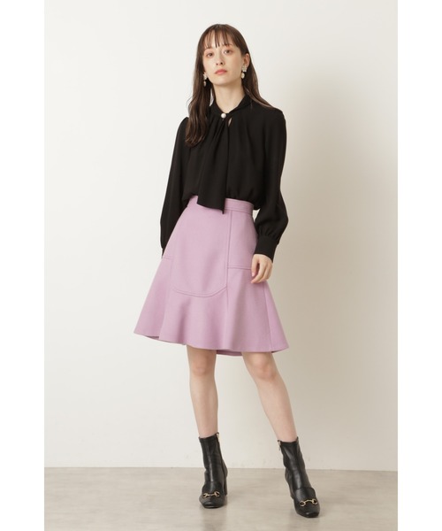 JILL STUART(ジルスチュアート)の「◆エルダパールブラウス(シャツ/ブラウス・レディース・ピンク/ホワイト/ブラック・MEDIUM/SMALL)」の4枚目の写真