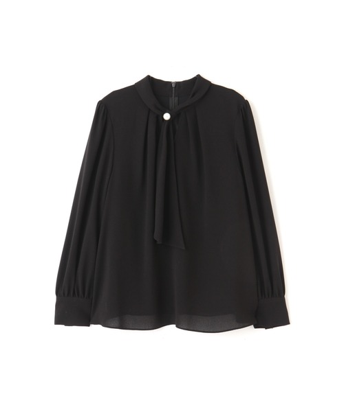 JILL STUART(ジルスチュアート)の「◆エルダパールブラウス(シャツ/ブラウス・レディース・ピンク/ホワイト/ブラック・MEDIUM/SMALL)」の5枚目の写真