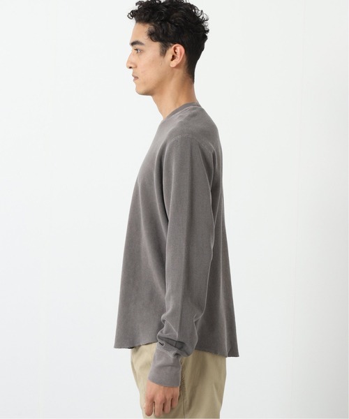 SAVE KHAKI UNITED(セーブカーキユナイテッド)の「SKU L/S THERMAL POINTELLE CREW(Tシャツ/カットソー・メンズ・ダークグリーン/ブラック/チョコ/クリアブルー・MEDIUM/LARGE/X-LARGE)」の13枚目の写真