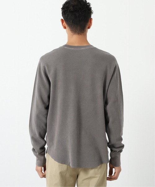 SAVE KHAKI UNITED(セーブカーキユナイテッド)の「SKU L/S THERMAL POINTELLE CREW(Tシャツ/カットソー・メンズ・ダークグリーン/ブラック/チョコ/クリアブルー・MEDIUM/LARGE/X-LARGE)」の15枚目の写真