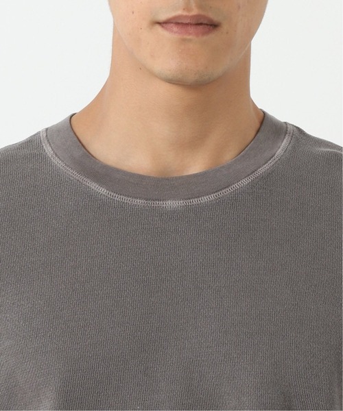 SAVE KHAKI UNITED(セーブカーキユナイテッド)の「SKU L/S THERMAL POINTELLE CREW(Tシャツ/カットソー・メンズ・ダークグリーン/ブラック/チョコ/クリアブルー・MEDIUM/LARGE/X-LARGE)」の5枚目の写真