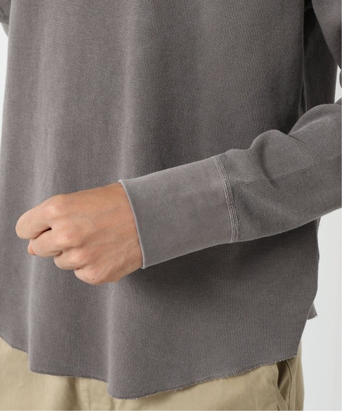 SAVE KHAKI UNITED(セーブカーキユナイテッド)の「SKU L/S THERMAL POINTELLE CREW(Tシャツ/カットソー・メンズ・ダークグリーン/ブラック/チョコ/クリアブルー・MEDIUM/LARGE/X-LARGE)」の20枚目の写真