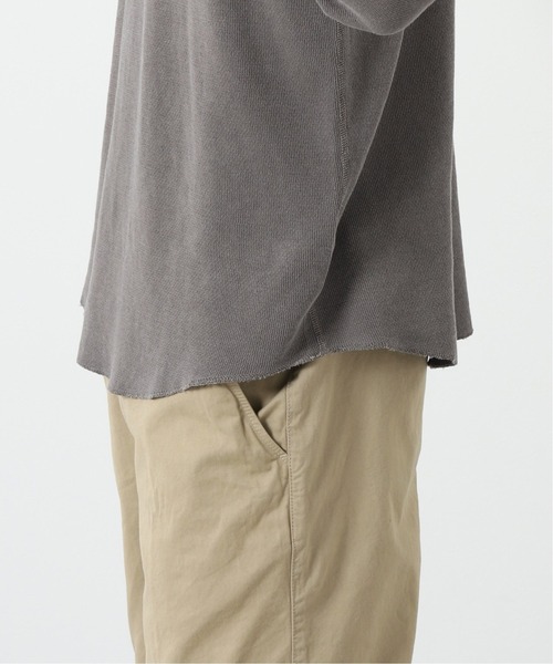 SAVE KHAKI UNITED(セーブカーキユナイテッド)の「SKU L/S THERMAL POINTELLE CREW(Tシャツ/カットソー・メンズ・ダークグリーン/ブラック/チョコ/クリアブルー・MEDIUM/LARGE/X-LARGE)」の10枚目の写真