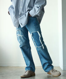 BEAMS | BEAMS / リペア 5ポケット デニム パンツ(デニムパンツ)