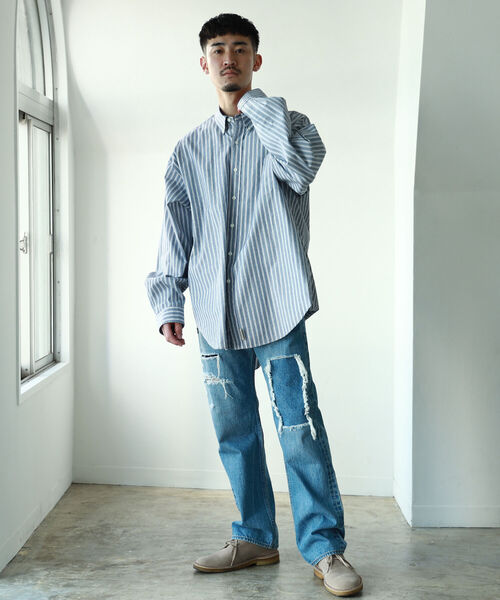 Blue Blueインディゴ コーデュロイパンツ デニム ビームス Beams BEAMS BOY（ビームス ボーイ）【別注】Gramicci / 5ポケット