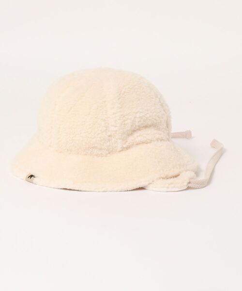 moimoln(モイモルン)の「トランペットバンド刺繍ボアハット(ハット・キッズ・ベージュ/アイボリー・52cm/50cm/54cm)」の3枚目の写真