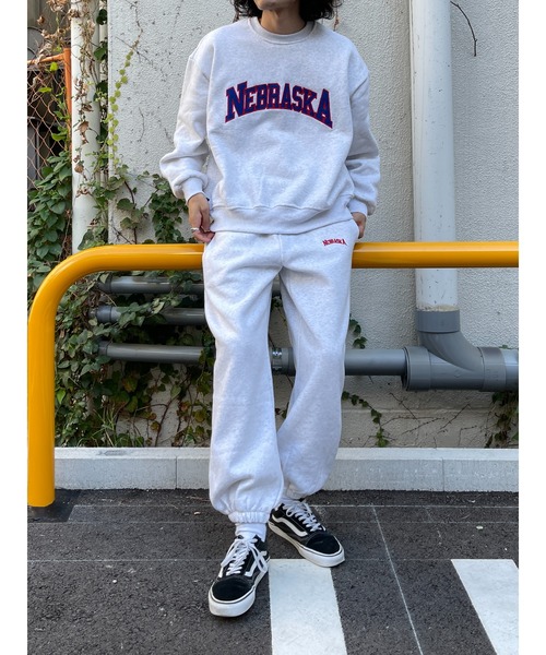 CPCM（シーピーシーエム）の「NEBRASKA裏起毛クルーネックスウェット（スウェット・メンズ・パープル/ブラウン/グレー/グリーン・MEDIUM/LARGE）」の8枚目の写真