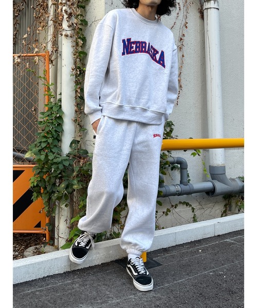 CPCM（シーピーシーエム）の「NEBRASKA裏起毛クルーネックスウェット（スウェット・メンズ・パープル/ブラウン/グレー/グリーン・MEDIUM/LARGE）」の10枚目の写真