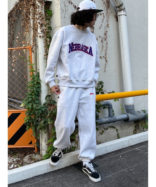 CPCM（シーピーシーエム）の「NEBRASKA裏起毛クルーネックスウェット（スウェット・メンズ・パープル/ブラウン/グレー/グリーン・MEDIUM/LARGE）」の11枚目の写真