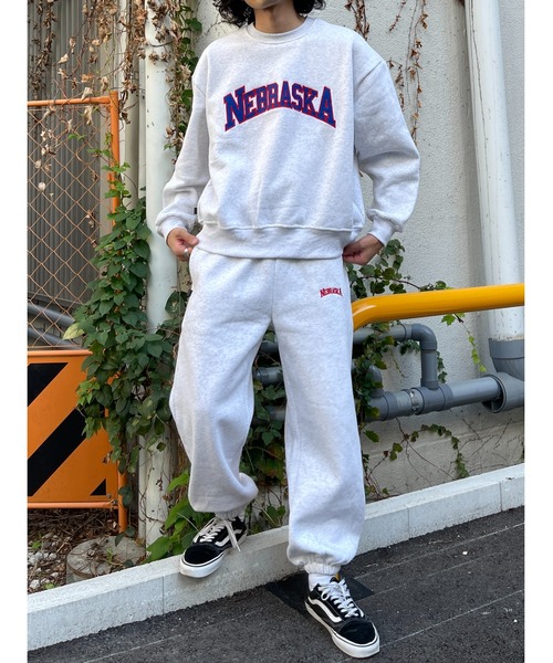 CPCM（シーピーシーエム）の「NEBRASKA裏起毛クルーネックスウェット（スウェット・メンズ・パープル/ブラウン/グレー/グリーン・MEDIUM/LARGE）」の12枚目の写真