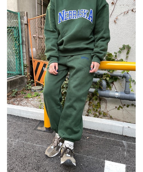 CPCM（シーピーシーエム）の「NEBRASKA裏起毛クルーネックスウェット（スウェット・メンズ・パープル/ブラウン/グレー/グリーン・MEDIUM/LARGE）」の20枚目の写真