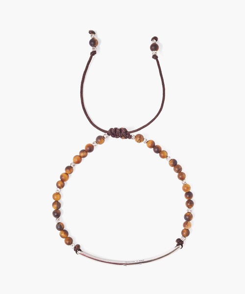 CHAN LUU(チャンルー)の「シルバースタンププレート ブレスレット BS-6075(ブレスレット・メンズ・ネイビー/ターコイズブルー/ブラック/ブラウン・フリー)」の6枚目の写真