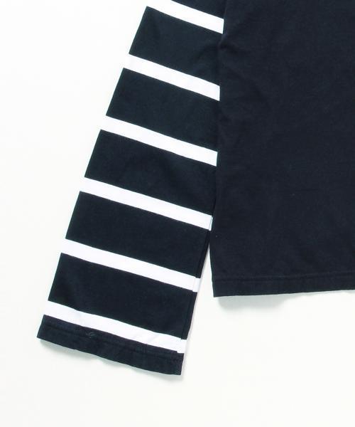 Ray BEAMS(レイビームス)の「Ray BEAMS / 袖ボーダー ロングスリーブT(Tシャツ/カットソー・レディース・ホワイト/ネイビー/オフホワイト・ONE SIZE)」の19枚目の写真