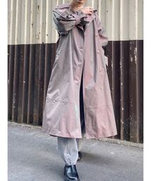 MURUA | タックスリーブシャンブレートレンチコート(トレンチコート)
