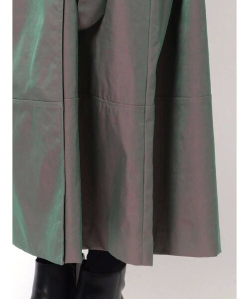 MURUA（ムルーア）の「タックスリーブシャンブレートレンチコート（トレンチコート・レディース・ベージュ/カーキ・FREE）」の5枚目の写真