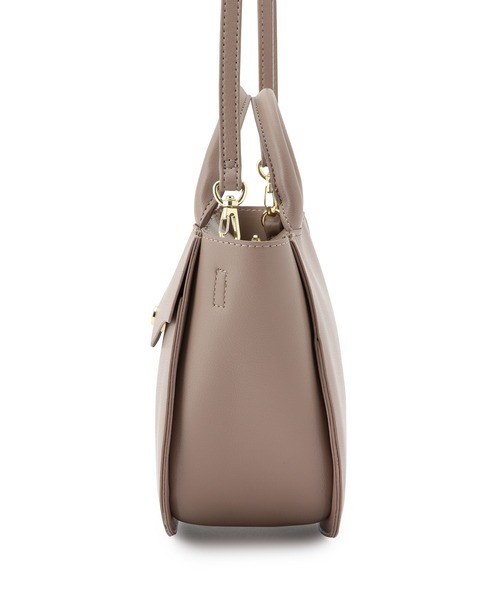 Legato Largo（レガートラルゴ）の「【Legato Largo】かるいかばんミニショルダーバッグ（ショルダーバッグ・レディース・キナリ/ベージュ系その他/ブラック・FREE）」の8枚目の写真