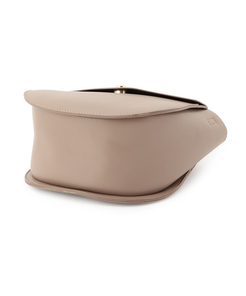 Legato Largo（レガートラルゴ）の「【Legato Largo】かるいかばんミニショルダーバッグ（ショルダーバッグ・レディース・キナリ/ベージュ系その他/ブラック・FREE）」の5枚目の写真