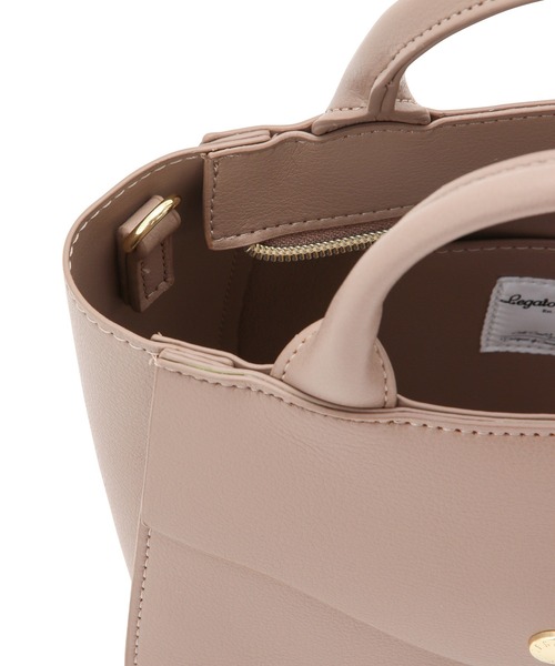 Legato Largo（レガートラルゴ）の「【Legato Largo】かるいかばんミニショルダーバッグ（ショルダーバッグ・レディース・キナリ/ベージュ系その他/ブラック・FREE）」の9枚目の写真