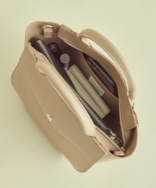 Legato Largo（レガートラルゴ）の「【Legato Largo】かるいかばんミニショルダーバッグ（ショルダーバッグ・レディース・キナリ/ベージュ系その他/ブラック・FREE）」の21枚目の写真