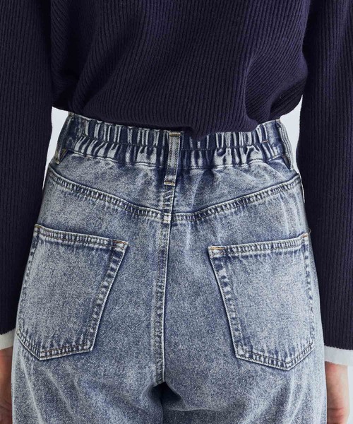vis-`a-vis（ビサビ）の「【WEB限定】ケミカルウォッシュデニムストレートパンツ（デニムパンツ・レディース・ブラック系その他/ブルー系その他6・SS/S/L/M）」の13枚目の写真