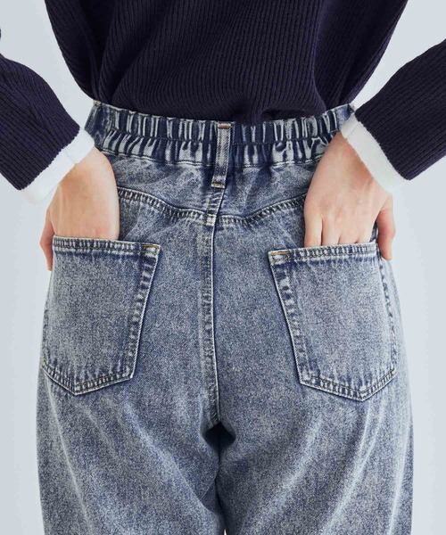 vis-`a-vis（ビサビ）の「【WEB限定】ケミカルウォッシュデニムストレートパンツ（デニムパンツ・レディース・ブラック系その他/ブルー系その他6・SS/S/L/M）」の14枚目の写真
