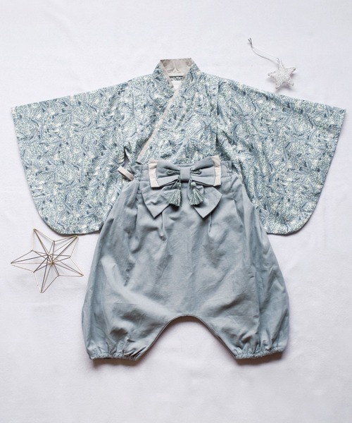 mocmof(モクモフ)の「おめかし袴セット(ロンパース・キッズ・ブラック/ピンク/グレー/ブルー・70-90cm/70-80cm)」の7枚目の写真