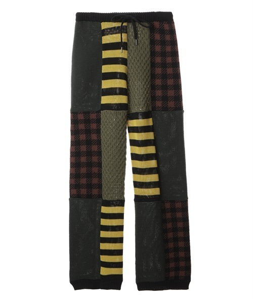 Candy Stripper(キャンディストリッパー)の「COVERED WITH PATTERNS KNIT パンツ(その他パンツ・レディース・カーキ/パープル/ブラック・2)」の17枚目の写真