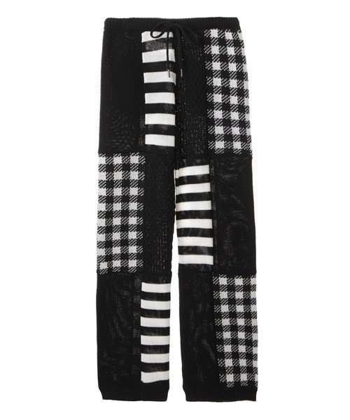 Candy Stripper(キャンディストリッパー)の「COVERED WITH PATTERNS KNIT パンツ(その他パンツ・レディース・カーキ/パープル/ブラック・2)」の16枚目の写真