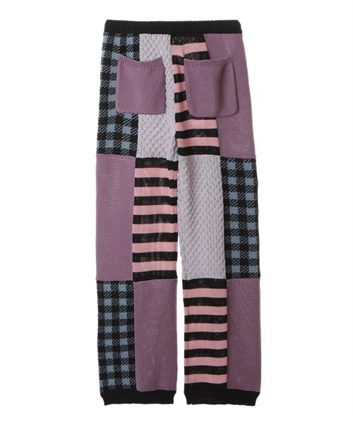 Candy Stripper(キャンディストリッパー)の「COVERED WITH PATTERNS KNIT パンツ(その他パンツ・レディース・カーキ/パープル/ブラック・2)」の19枚目の写真