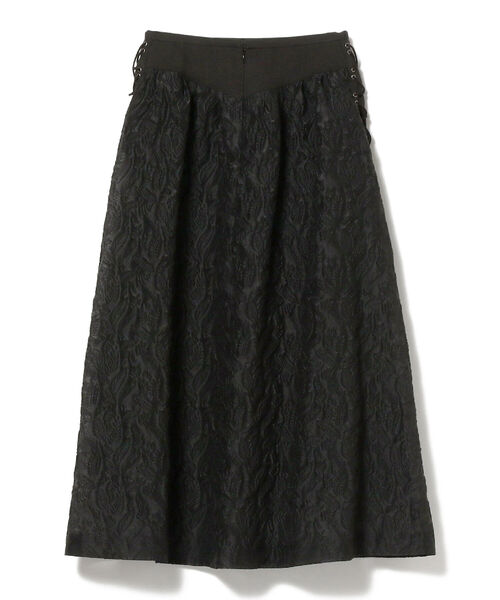 LOKITHO（ロキト）の「LOKITHO / ボタニカル エンボス スカート（スカート・レディース・ブラック・ONE SIZE）」の6枚目の写真