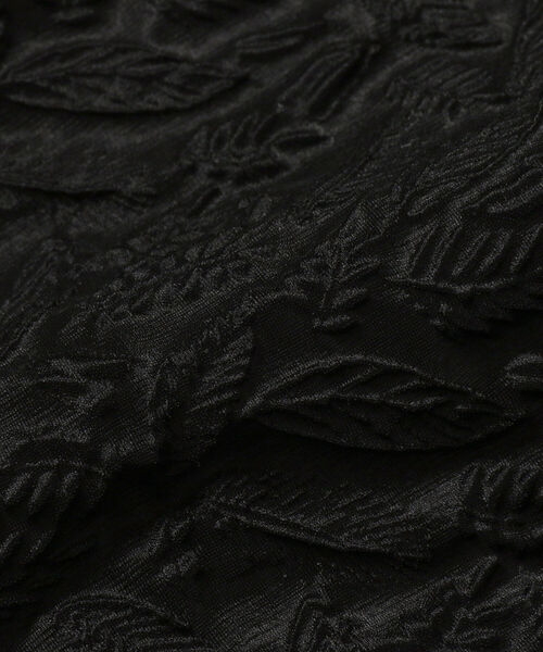 LOKITHO（ロキト）の「LOKITHO / ボタニカル エンボス スカート（スカート・レディース・ブラック・ONE SIZE）」の8枚目の写真