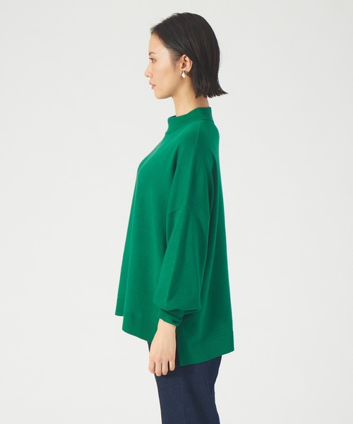 abahouse mavie(アバハウスマヴィ)の「レーヨンアクリルビッグPO(ニット/セーター・レディース・ブラック/ホワイト/グリーン・フリー)」の13枚目の写真