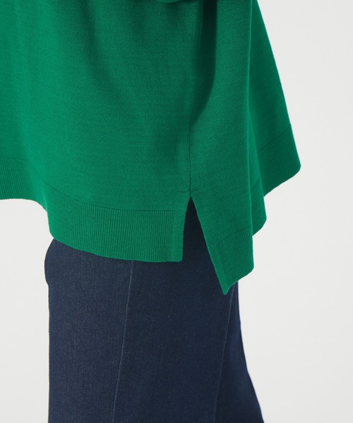 abahouse mavie(アバハウスマヴィ)の「レーヨンアクリルビッグPO(ニット/セーター・レディース・ブラック/ホワイト/グリーン・フリー)」の16枚目の写真