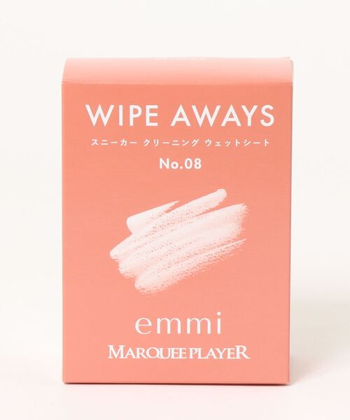 MARQUEE PLAYER(マーキープレイヤー)の「【MARQUEE PLAYER】WIPE AWAYS No.08/emmi(シューケア用品・レディース・ピンク・FREE)」の1枚目の写真