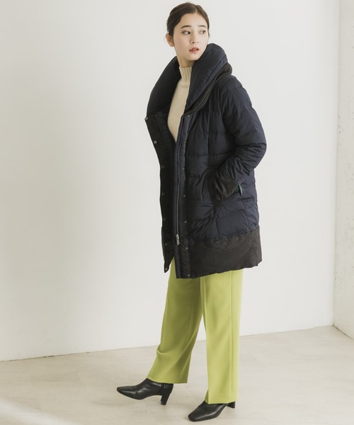 YOSOOU（ヨソオウ）の「YOSOOU　TWO PIECE COLLAR COAT（ダウンジャケット/コート・レディース・ネイビー・2/3）」の19枚目の写真