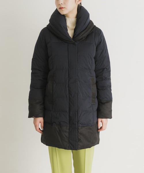 YOSOOU（ヨソオウ）の「YOSOOU　TWO PIECE COLLAR COAT（ダウンジャケット/コート・レディース・ネイビー・2/3）」の18枚目の写真