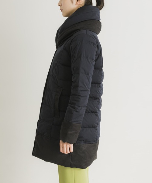 YOSOOU（ヨソオウ）の「YOSOOU　TWO PIECE COLLAR COAT（ダウンジャケット/コート・レディース・ネイビー・2/3）」の17枚目の写真