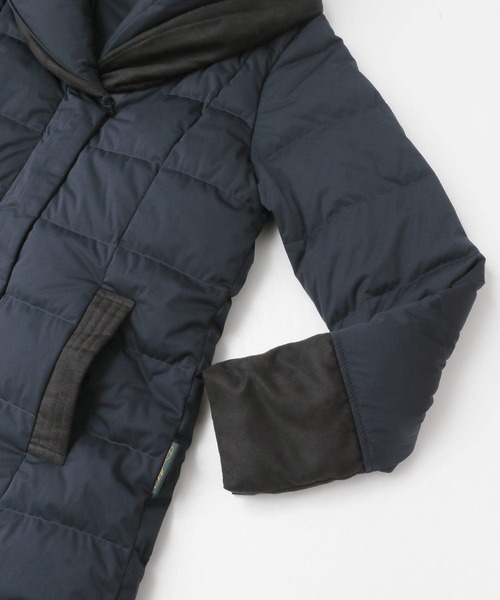 YOSOOU（ヨソオウ）の「YOSOOU　TWO PIECE COLLAR COAT（ダウンジャケット/コート・レディース・ネイビー・2/3）」の14枚目の写真