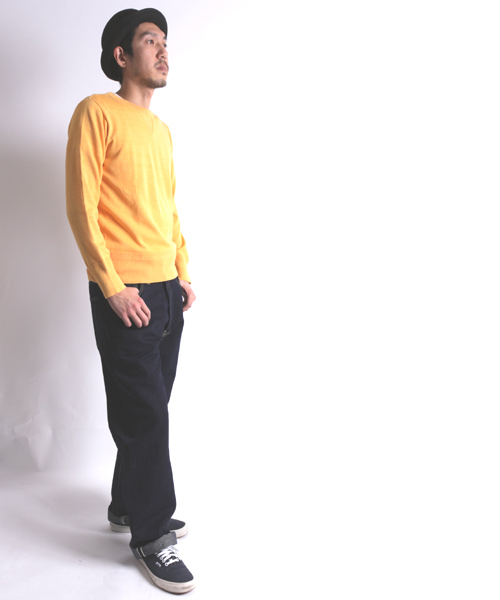 Denime（ドゥニーム）の「【Made in Japan】LINEN MIX 5P DENIM PANTS/リネンワイドデニムパンツ（デニムパンツ・メンズ・インディゴブルー・LARGE/MEDIUM/SMALL）」の17枚目の写真