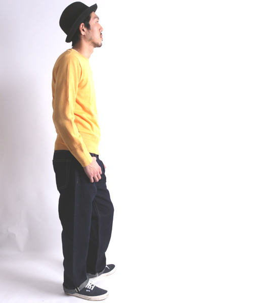 Denime（ドゥニーム）の「【Made in Japan】LINEN MIX 5P DENIM PANTS/リネンワイドデニムパンツ（デニムパンツ・メンズ・インディゴブルー・LARGE/MEDIUM/SMALL）」の18枚目の写真