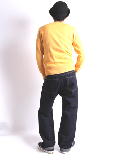 Denime（ドゥニーム）の「【Made in Japan】LINEN MIX 5P DENIM PANTS/リネンワイドデニムパンツ（デニムパンツ・メンズ・インディゴブルー・LARGE/MEDIUM/SMALL）」の8枚目の写真
