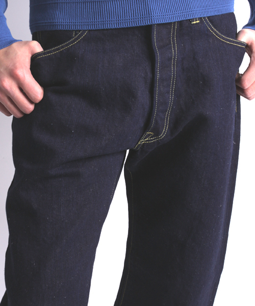 Denime（ドゥニーム）の「【Made in Japan】LINEN MIX 5P DENIM PANTS/リネンワイドデニムパンツ（デニムパンツ・メンズ・インディゴブルー・LARGE/MEDIUM/SMALL）」の10枚目の写真